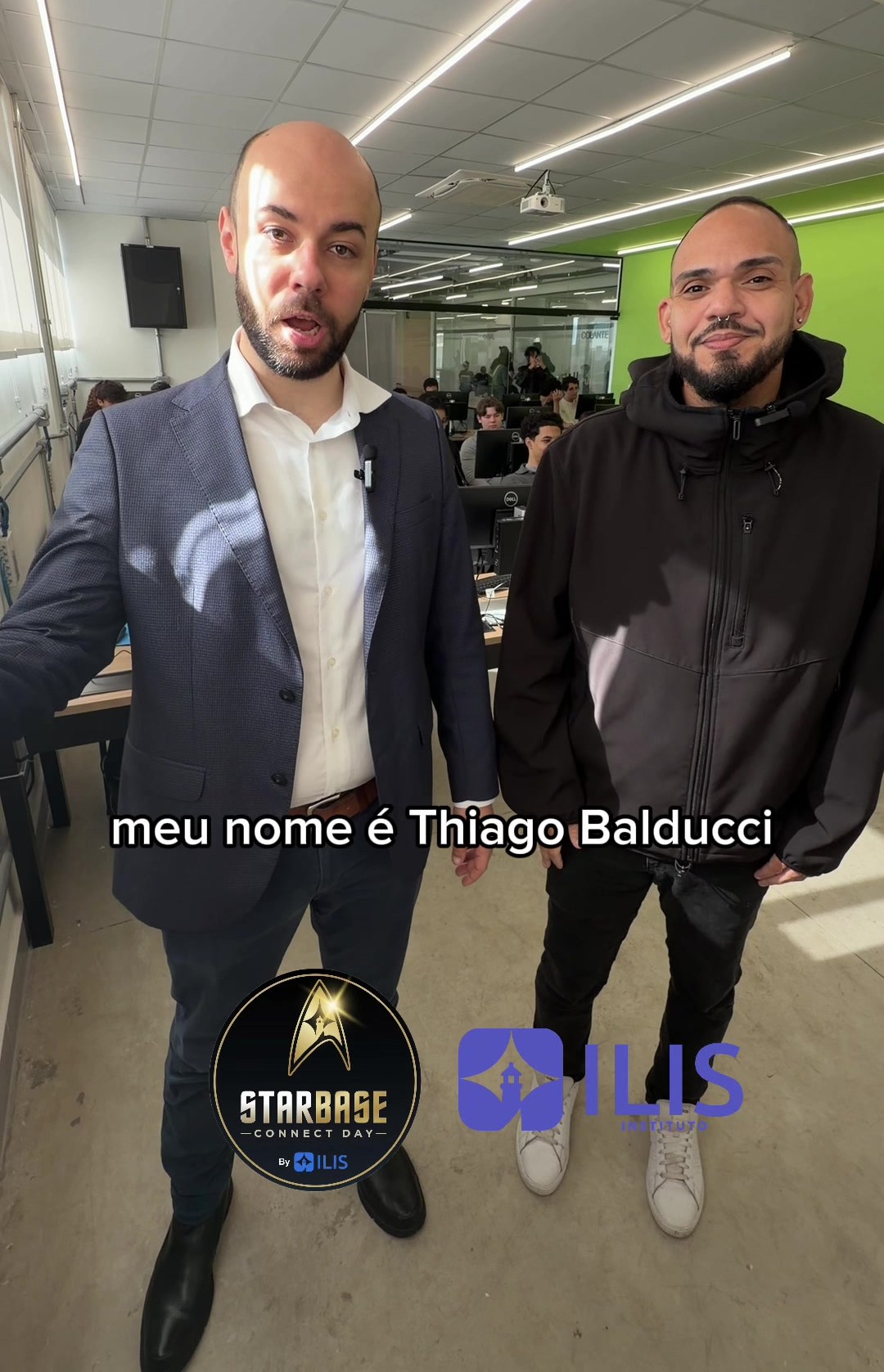 Thiago Balducci representing COZ during StarBase Connect Day.
