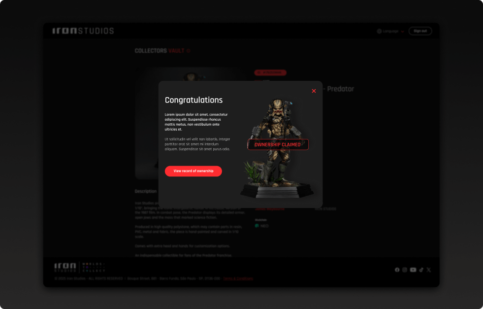 Iron Studios Vault Key image